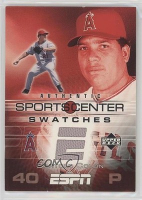 2005 Upper Deck ESPN Sportscenter Swatches Bartolo Colon #GU-BC fm0