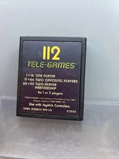 Sears Tele-Games 112 Space Invaders For Atari 2600 Retro Gaming Cartridge Tested