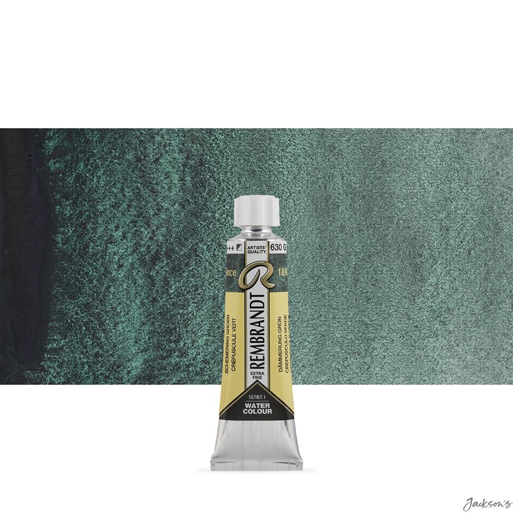 Royal Talens Rembrandt Watercolour Paint 10ml Tube Dusk Green Colour