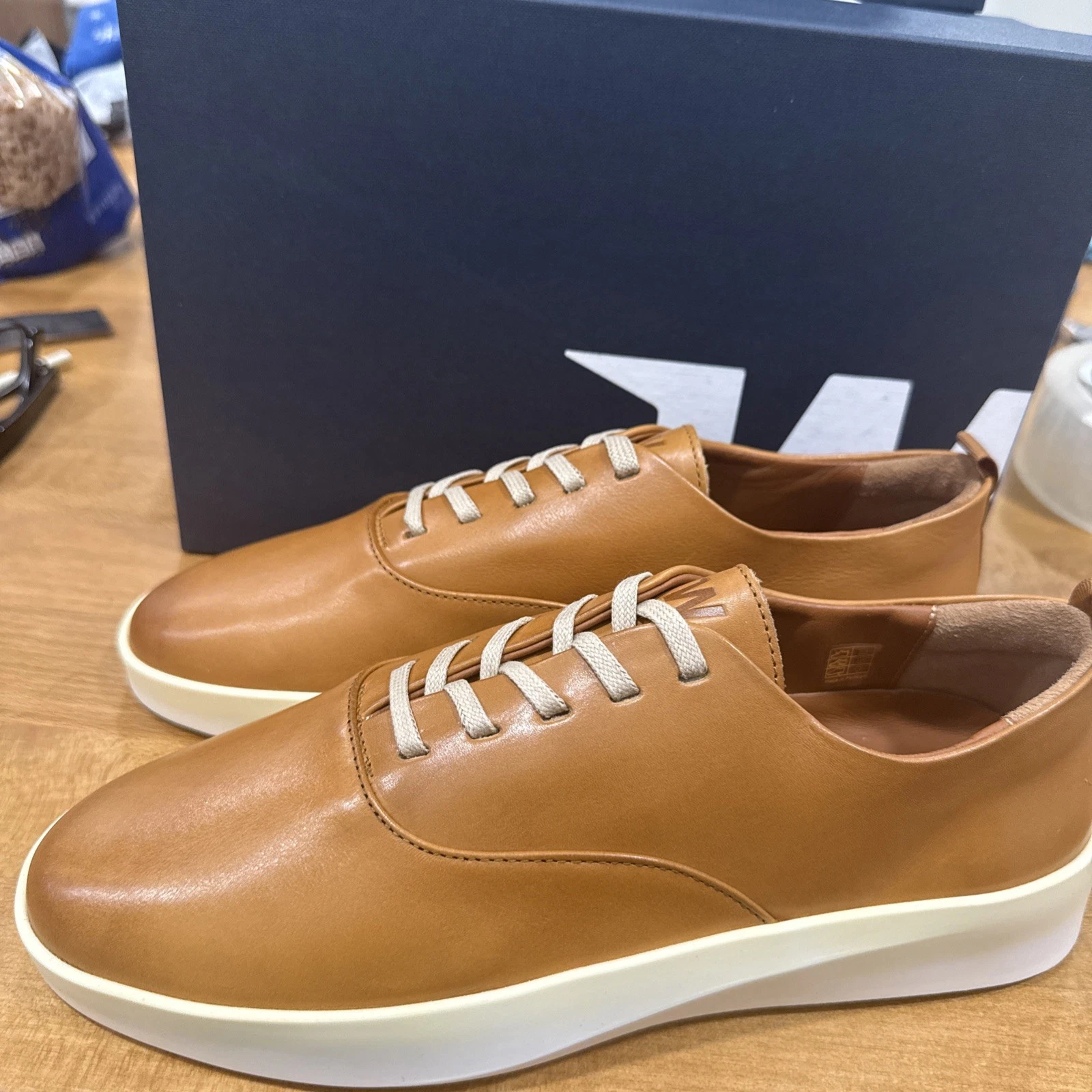 Wolf & Shepherd Cruise Womens Size 9 Brown Casual Walking Leather Lace Up Shoes