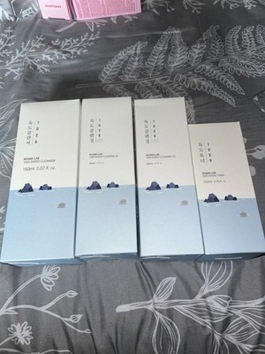ROUND LAB 1025 Dokdo Cleanser Oil Toner Set Sea Water Hydrating 150ml 200ml