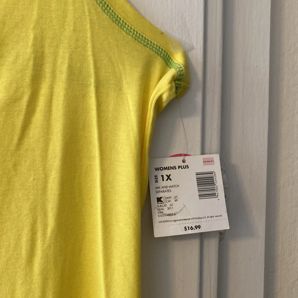 New Joe Boxer Women’s Summer Racer Back Sleep Shirt Nightgown Sz 1X 18/20, NWT - Image 3 of 4