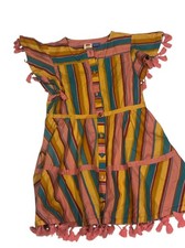 Farm Rio Anthropologie Midi Dress for Girl Size 3 T Multicolor Used Good