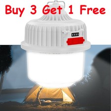 USB Solar Power LED Torch USB Rechargeable Light Outdoor Camping Tent Lamp Bulb