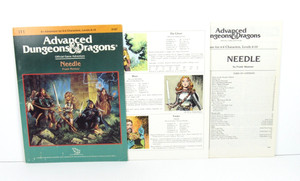 Dungeons & Dragons I11 Needle Complete Uncut 1987 TSR9187 Original
