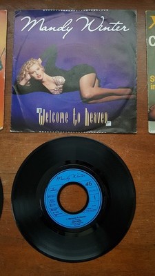 Mandy Winter - Welcome to heaven - Vinyl Single 7  - sexy cover