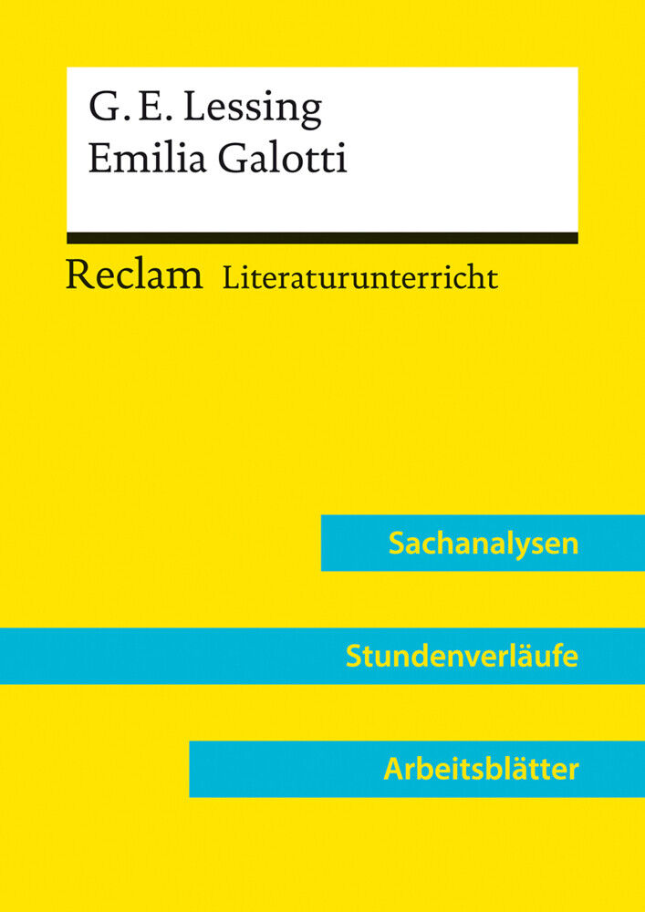 Thumbnail - Gotthold Ephraim Lessing: Emilia Galotti (lehrerband) Von Peter Bekes