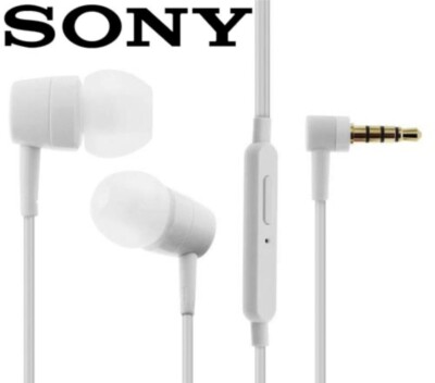 Genuine White Sony MH-750 MH750 Headphones for Sony Xperia 90