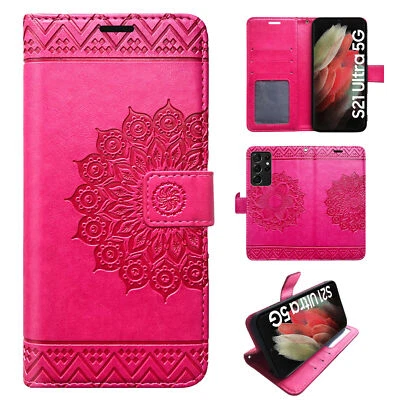 Coque Pour Samsung Galaxy S21 Ultra 5G Housse Téléphone Étui Flip TPU - Photo 1/4