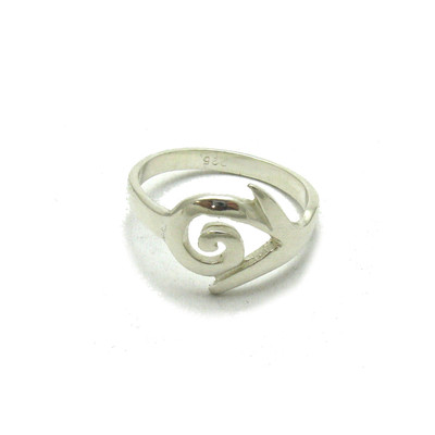 Genuine Solid Sterling Silver Ring - 925 Hallmarked, Handmade Statement Ring, Adjustable Size