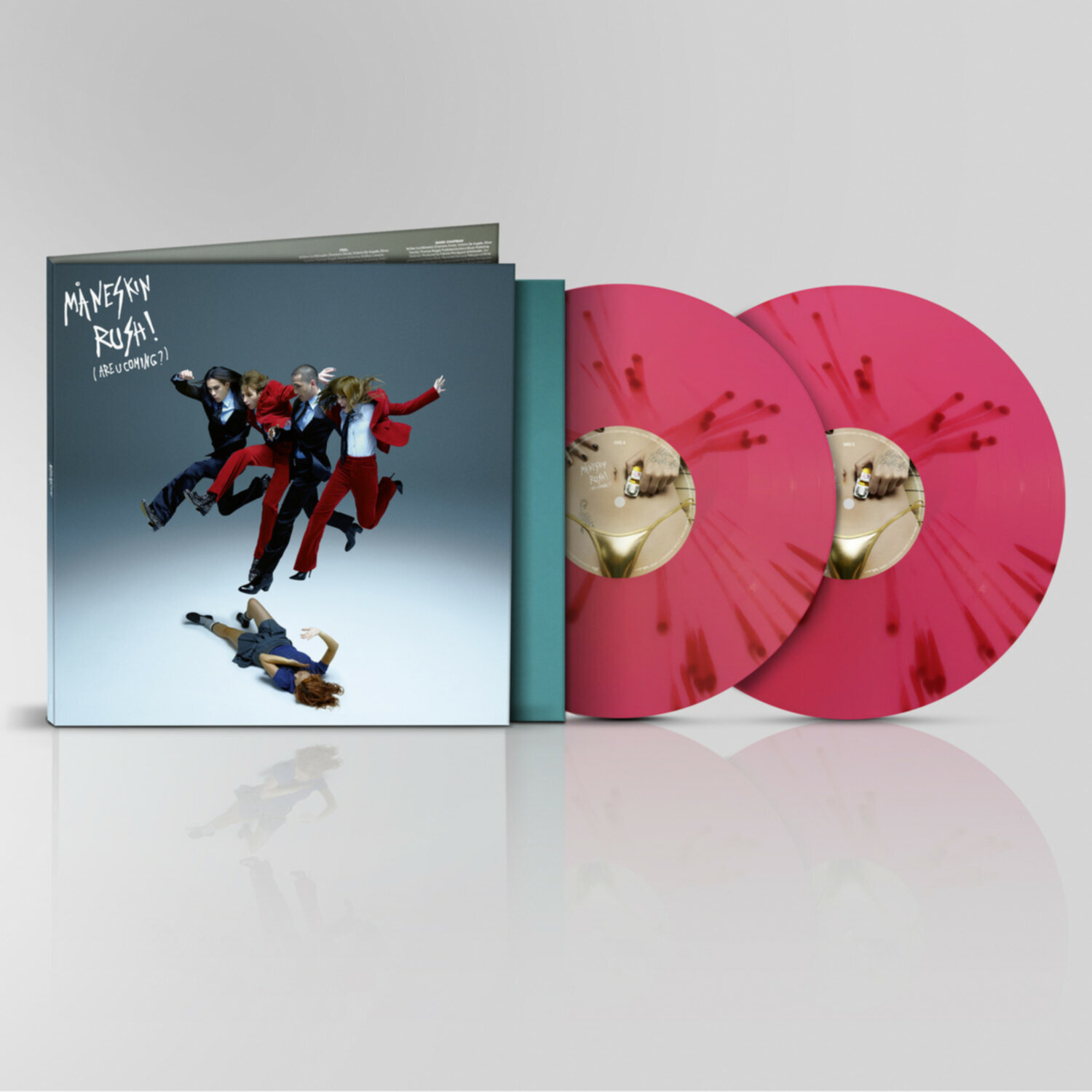 Maneskin - Rush! (Are U Coming?) - 2Lp Pink Red Splatter