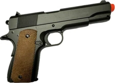 Full Metal Body 1911 Airsoft Spring Powered Pistol With Open Ejection Port