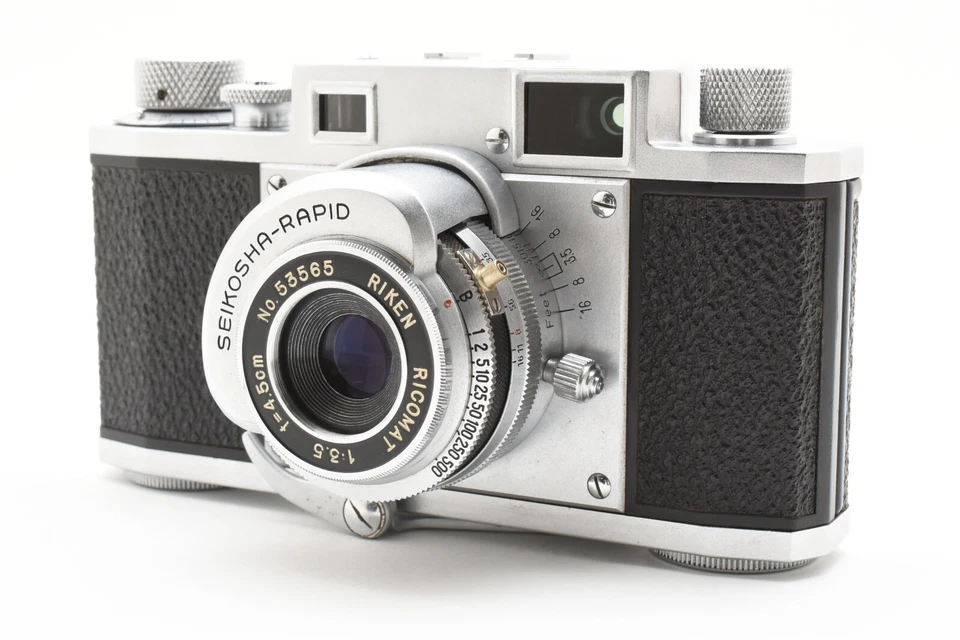 🚀🎁RARE《Near MINT》Ricoh RIKEN 35 RICOMAT Rangefinder 35mm MF Film Camera JAPAN✈ - Image 2 of 4