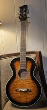 Jay Turser Jta410q-tsb Acoustic Guitar Used 