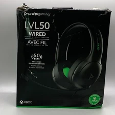 *PARTS ONLY* PDP LVL50 Wired Stereo Gaming Headset for Xbox One - Gray/Black