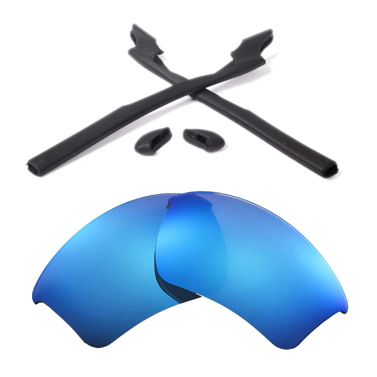 Walleva Polarized Ice Blue Lens + Black Rubber Kit For Oakley Half Jacket 2.0 XL
Opens in a new wind