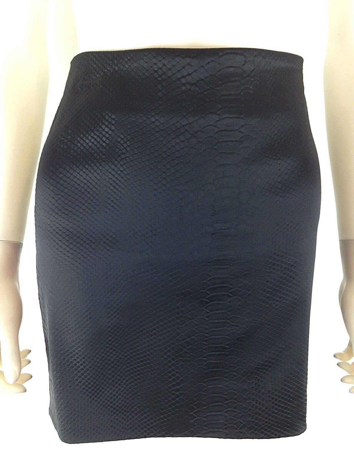 Maje Womens Size 40 L Skirt Black Mini Animal Emb… - image 1