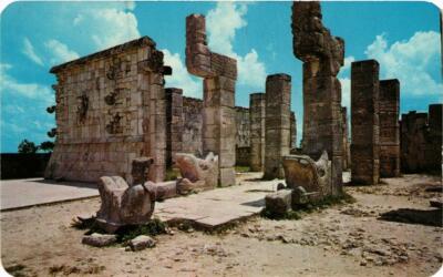 CPM AK CHICHEN ITZA, YUCATAN El Chac-Mool vor dem Tempel MEXICO (648402)