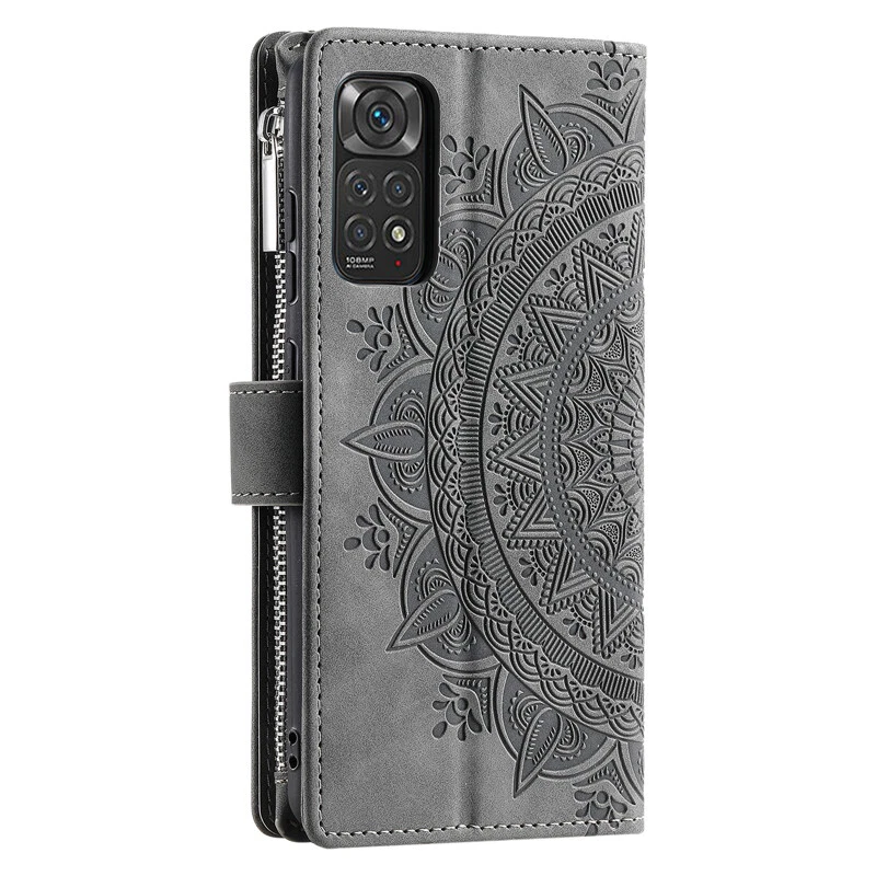 For OnePlus 8T/7T/6T/7/8 Pro Crossbody Leather Wallet Case Zip Card Flip Cover - Image 4 of 4