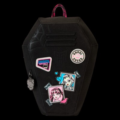 Loungefly Black Coffin Backpack Mickey Mouse Exclusive Coffin Figural Convertible Backpack  main image 3
