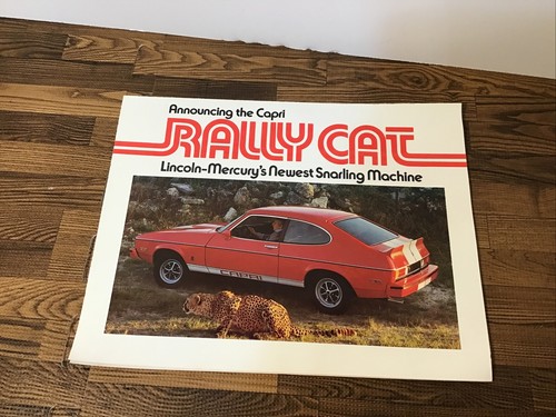 1976 Mercury Capri II Rally Cat Brochure - Mint!