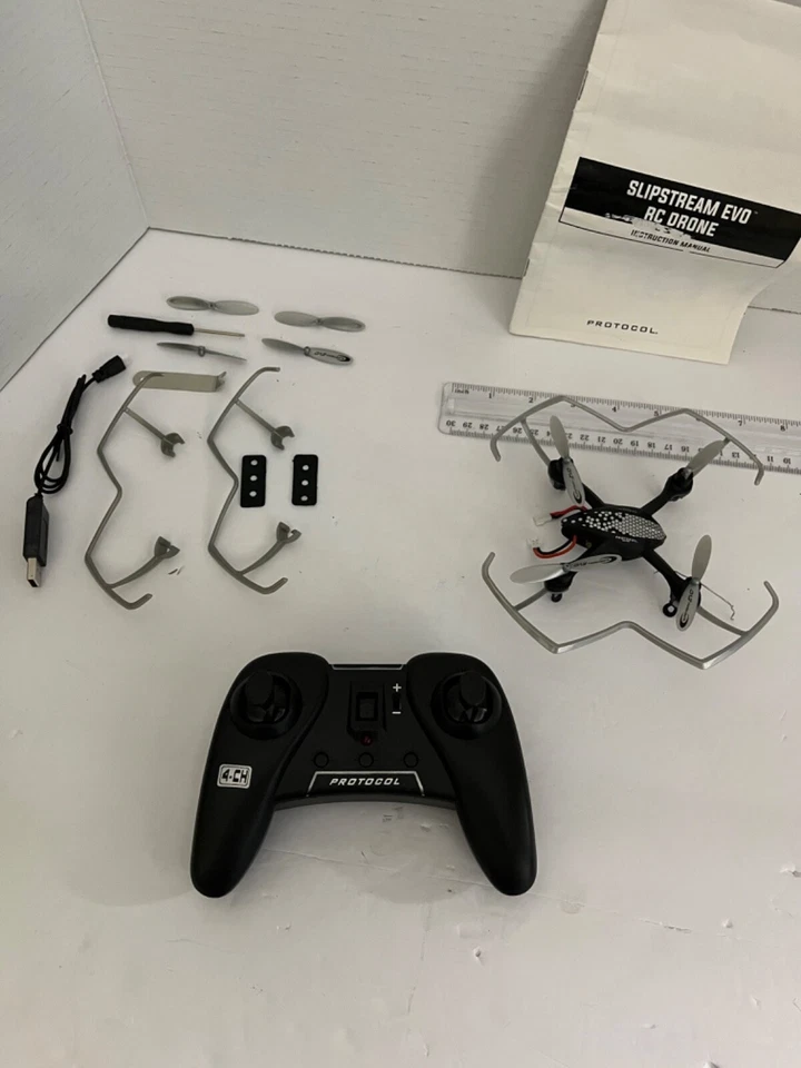 Quad Copter Stunt Drone Protocol Slipstream EVO RC 360 Flips Remote or Phone - Image 4 of 4