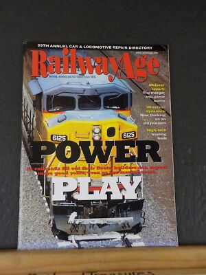 Railway Age 2000 July Power Play Stahlschienendynamik Hightech Trainingsgeräte
