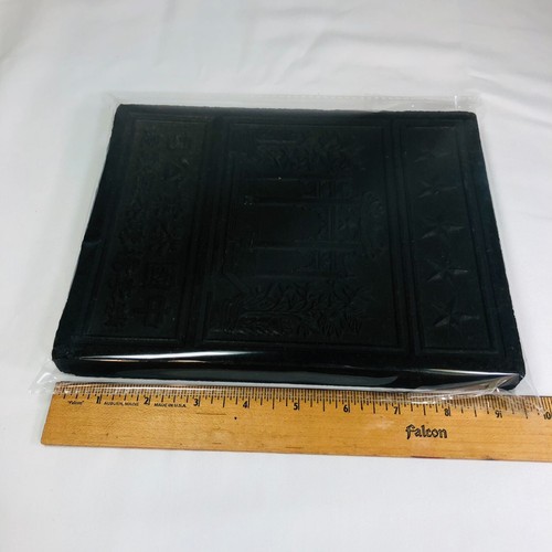 Vintage chinesische schwarze Tee-Ziegelfliese Rong Guozhong Hengqiao Litang Company - Bild 20 von 21