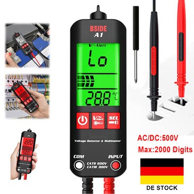 A1 Fully Automatic  Anti-Burn LCD Intelligent Détecteur Multimètre 2000Digits~