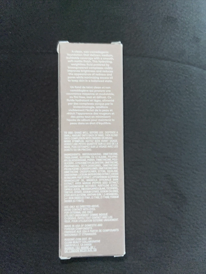 Rose Inc Softlight Skin Smoothing Foundation 24W Medium-Deep Warm 1 oz NIB - Image 3 of 3