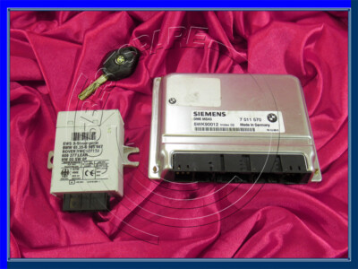 BMW 3 5 X5er E46 E39 E53 3.0i M54 MOTORSTEUERGERÄT SET DME MS43 EWS3 ZÜNDSCHLÜSSEL