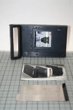 POLAROID BACK for Hasseblad Camera w/ Manual + Dark Slide Holder *