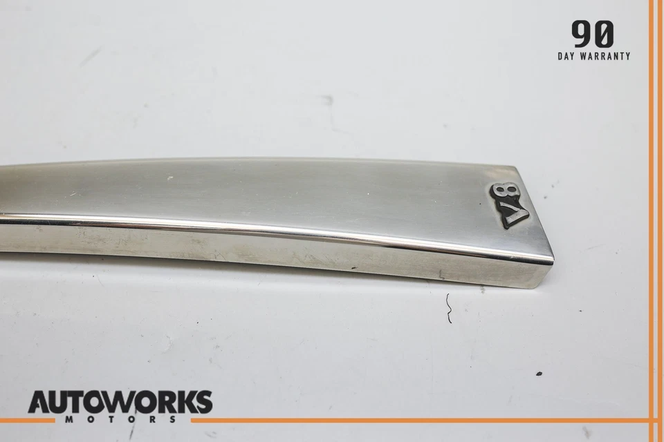 98-03 Jaguar XJ8 XJR VDP X308 V8 lado izquierdo pilar cromo moldura OEM Foto 4 de 4