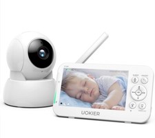 Camera Monitor 2.4Ghz Baby Monitor with Night Vision 5 inch HD Display