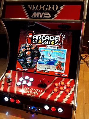 Borne D'arcade Bartop - Rétrogaming - Raspberry Pi 5 2GB - 64Go - Fabriquée En France