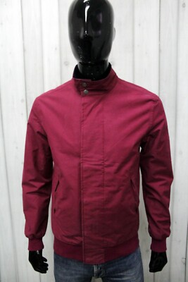 Giubbotto Timberland Herren GRÖSSE S Violett Jacke Ab Hälfte Saison Logo
