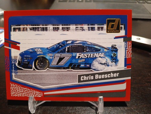 2024 Donruss Racing Chris Buescher Cars Red Parallel/299 SP