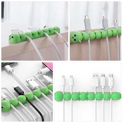 Caterpillar Cable Manager Durable Wire Organizer Adorable Wrapper - Afbeelding 9 van 12