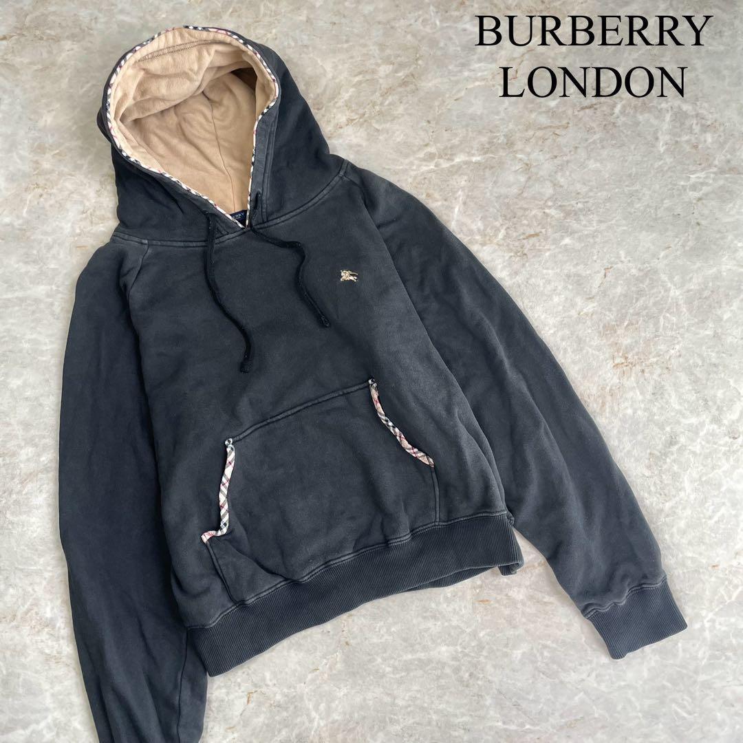 Burberry London logo embroidered Nova check pullover hoodie Burberry London logo embroidered Nova check pullover hoodie