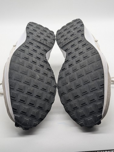 Scarpe da ginnastica Nike DH9522-101 da uomo taglia 10 bianche waffle debutto retrò scamosciate vintage - Foto 7 di 8