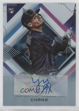 2020 Topps Fire Fire Auto Yu Chang #FA-YC Auto i2t