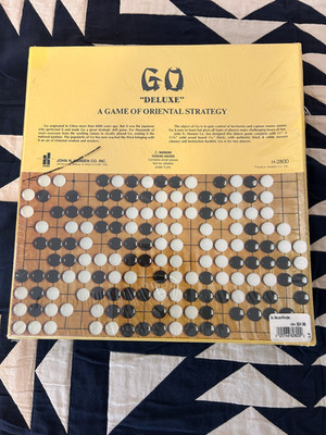 Go Strategy Board Game New in Sealed Box John N. Hansen Co. Solid Wood Board
