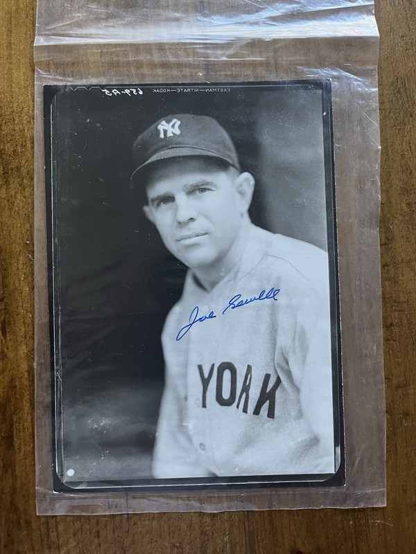 HOF Joe Sewell Autographed 5x7 Photograph New York Yankees