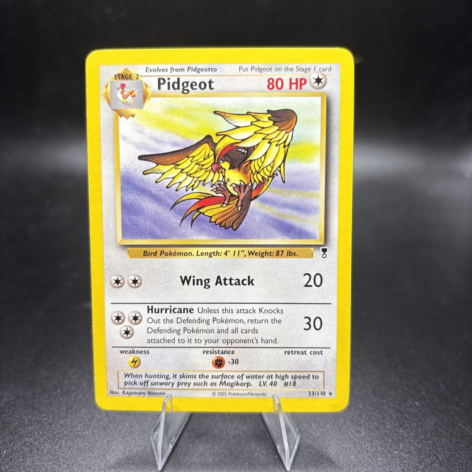 Pidgeot 33/110 Legendary Collection Non-Holo Rare - Near Mint -j