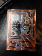 2025 Panini Donruss WNBA - Franchise Features Caitlin Clark #13 Orange Laser...