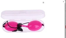 Pink IPL Goggles Laser Treatment Eye Protection Eyewear with Case