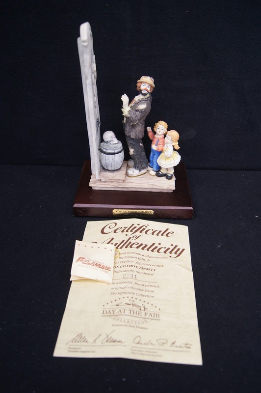 EMMETT KELLY JR Day At The Fair Collection You Go First, Emmett 9409 Box