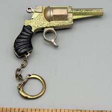 Vintage TOY 081 MINATURE CAP G U N Toy 3-1/2" MADE IN ITALY Key Chain Pistol