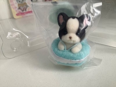 Sylvanian Families Happy Sweets Cradle Baby Bulldog Blind Bag BNIP Japan Excl