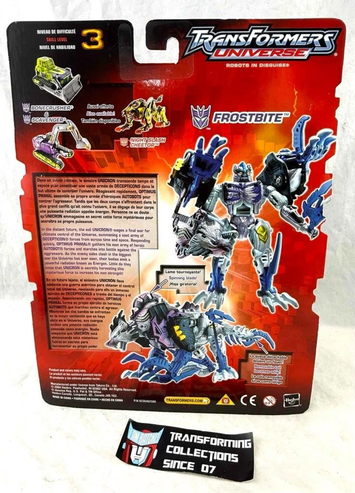 Transformers Universe 2002 Frostbite MOSC - Image 2 of 2